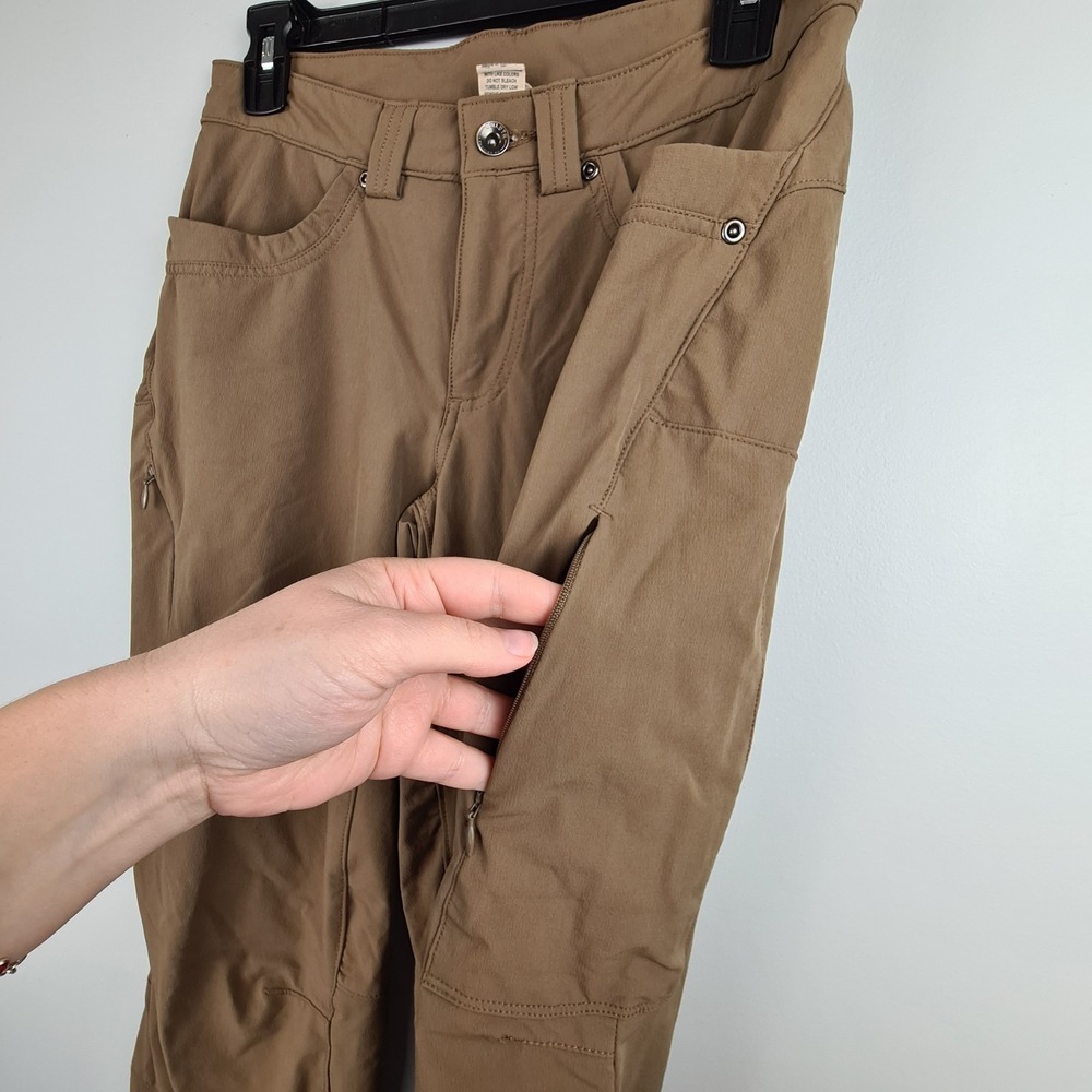 Duluth Trading Flexpedition Slim Leg Pants Women's‎ 6 X 29 Brown Hiking Gorpcore - Picture 5 of 9